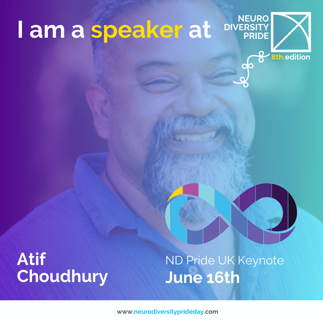 Orador do ND Pride UK Atif Choudhury