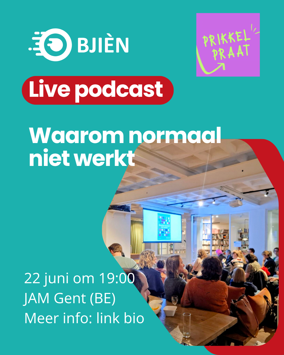 Live podcast